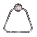 ABS Towel Ring Holder Unbreakable Square Wall Mount | BathNova - Detail View 5