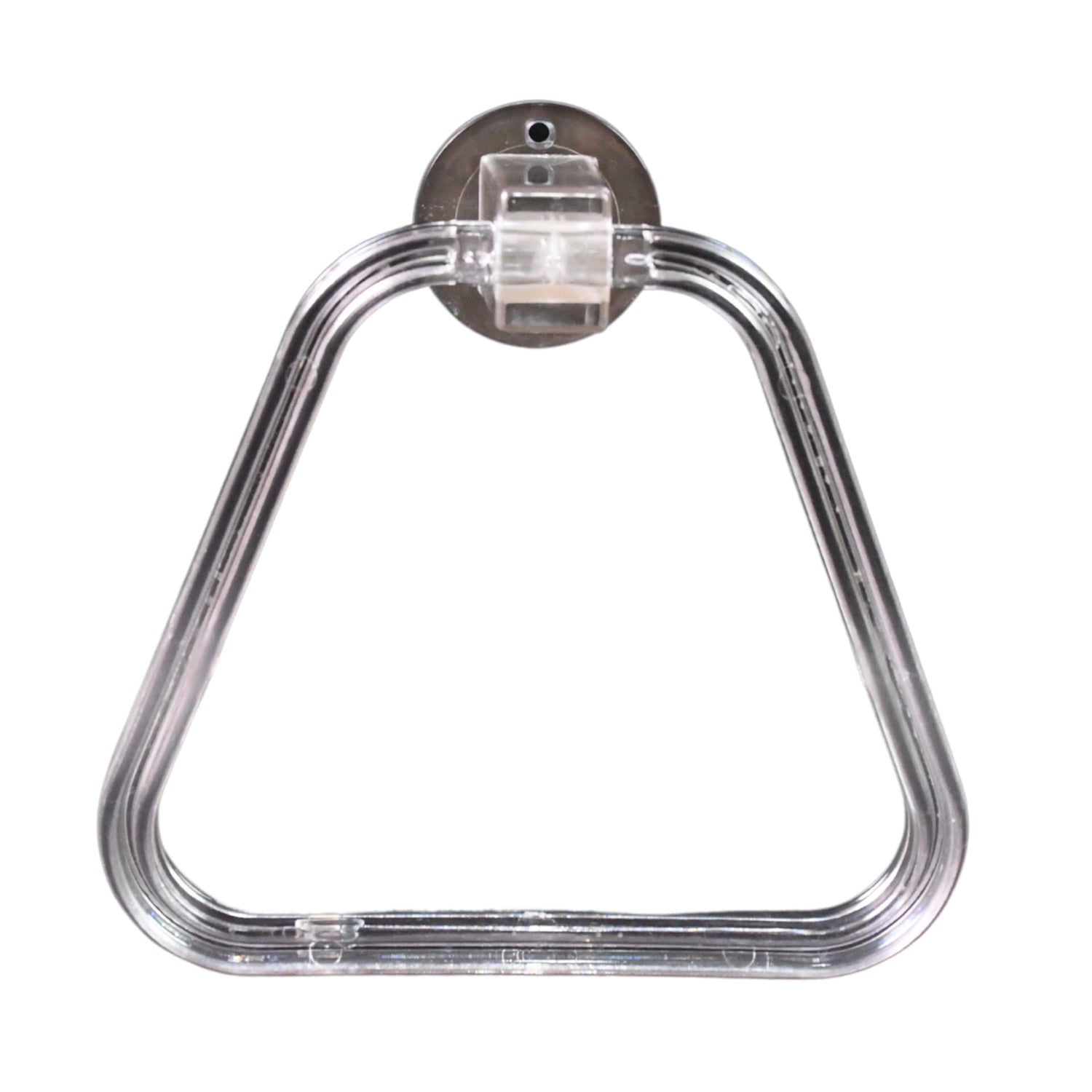ABS Towel Ring Holder Unbreakable Square Wall Mount | BathNova - Detail View 5