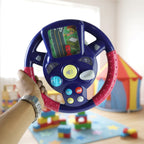 ALVENZA Musical Steering Wheel Toy – Interactive Sound & Light for Toddlers
