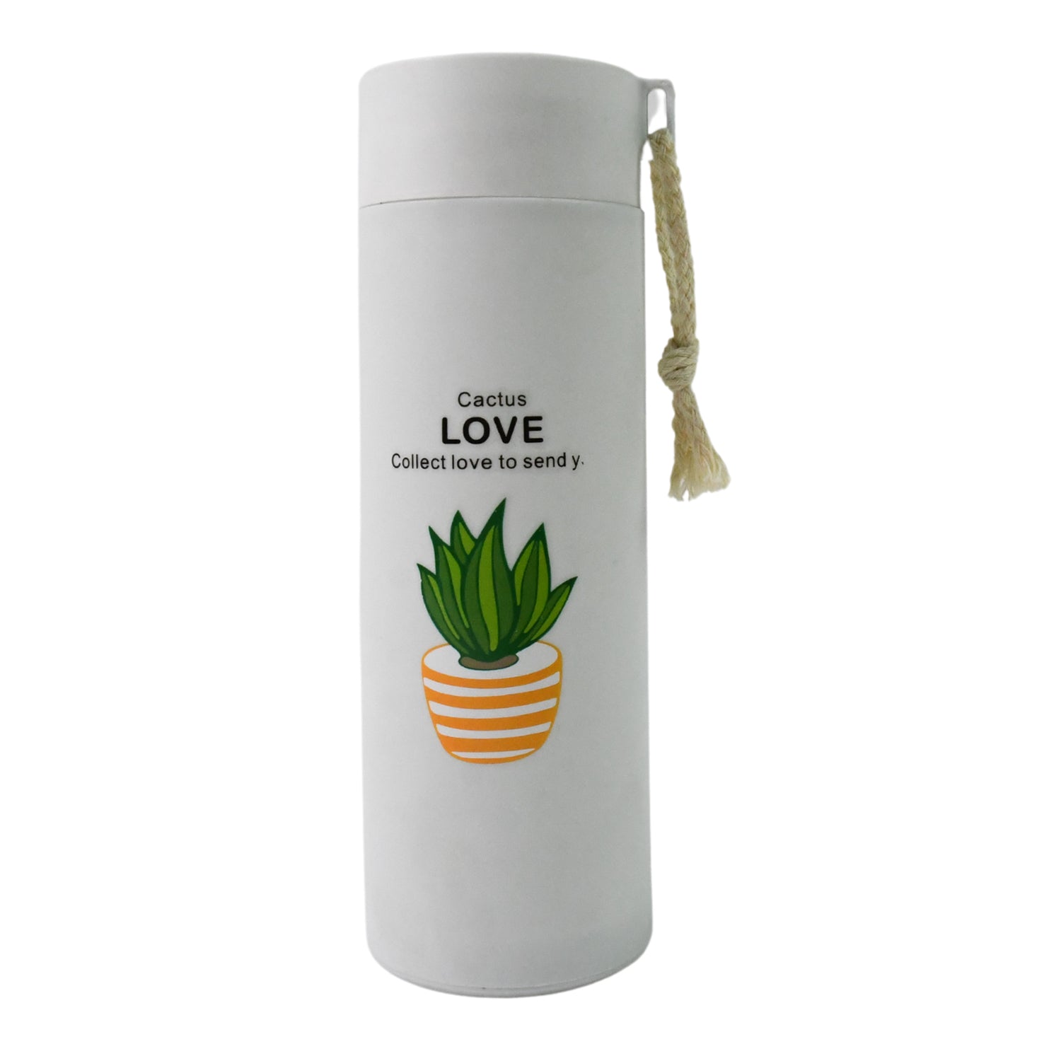 Glass Water Bottle Leakproof 450ml Borosilicate | FitFuzion - Detail View 5