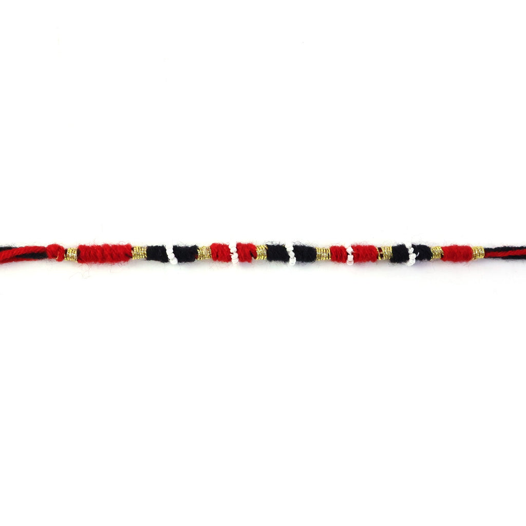 Rakhi Traditional Beaded Thread for Raksha Bandhan - Back View