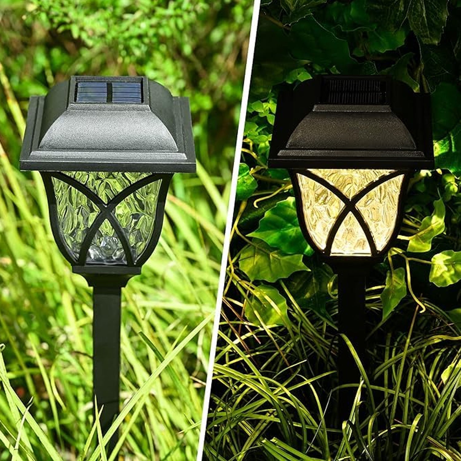 ALVENZA Solar Pathway Lights – Water-Ripple Garden Lighting | FitFuzion