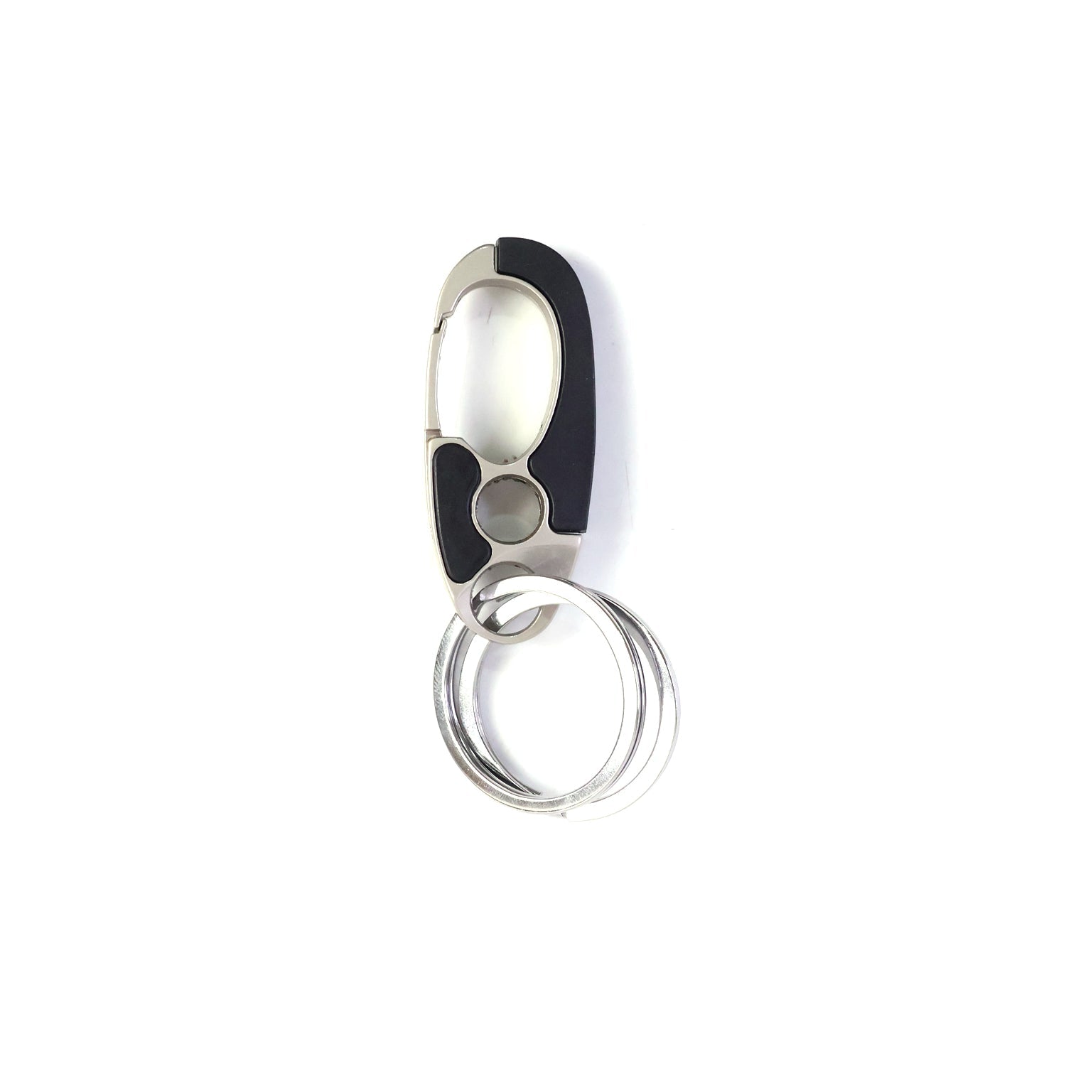 ALVENZA Stainless Steel Carabiner Keychain – Secure Lock & Compact Design