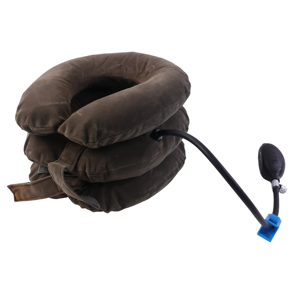 Cervical Neck Traction Collar – 3 Layer Inflatable Support for Pain Relief
