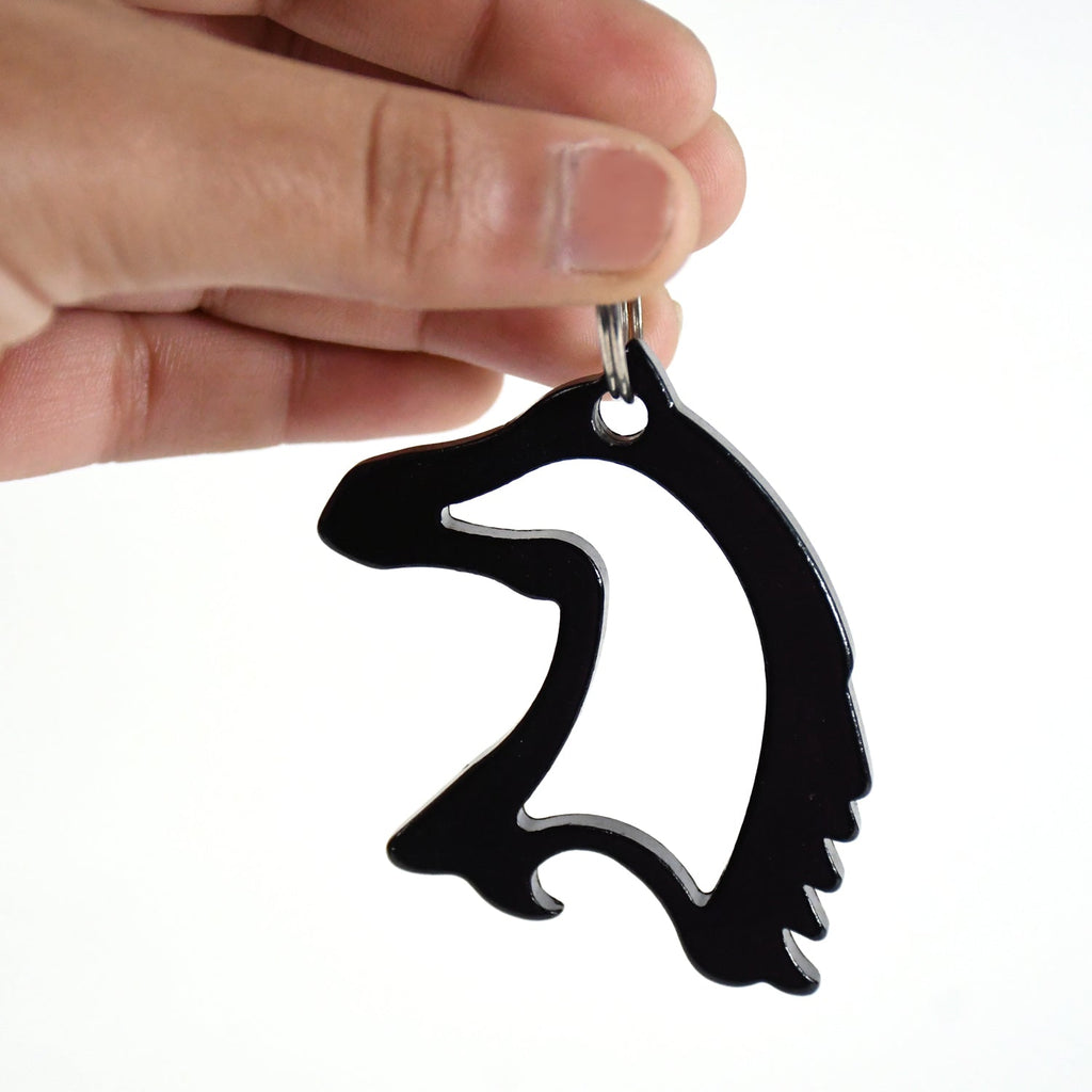 ALVENZA Horse Face Keychain – Durable Metal Equestrian Accessory | Styleva