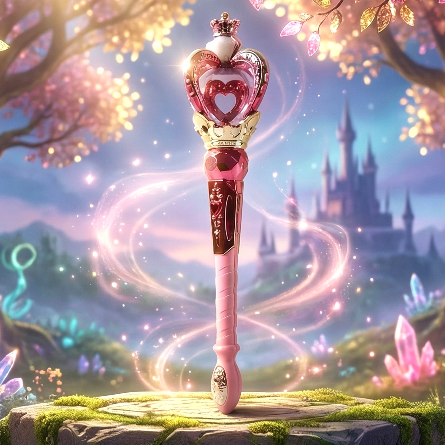 ALVENZA Princess Magic Light Wand Toy – Enchanting Kids' Role Play Accessory