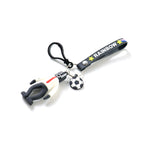 ALVENZA Rainbow Keychain – Colorful Cartoon Football Boy Accessory