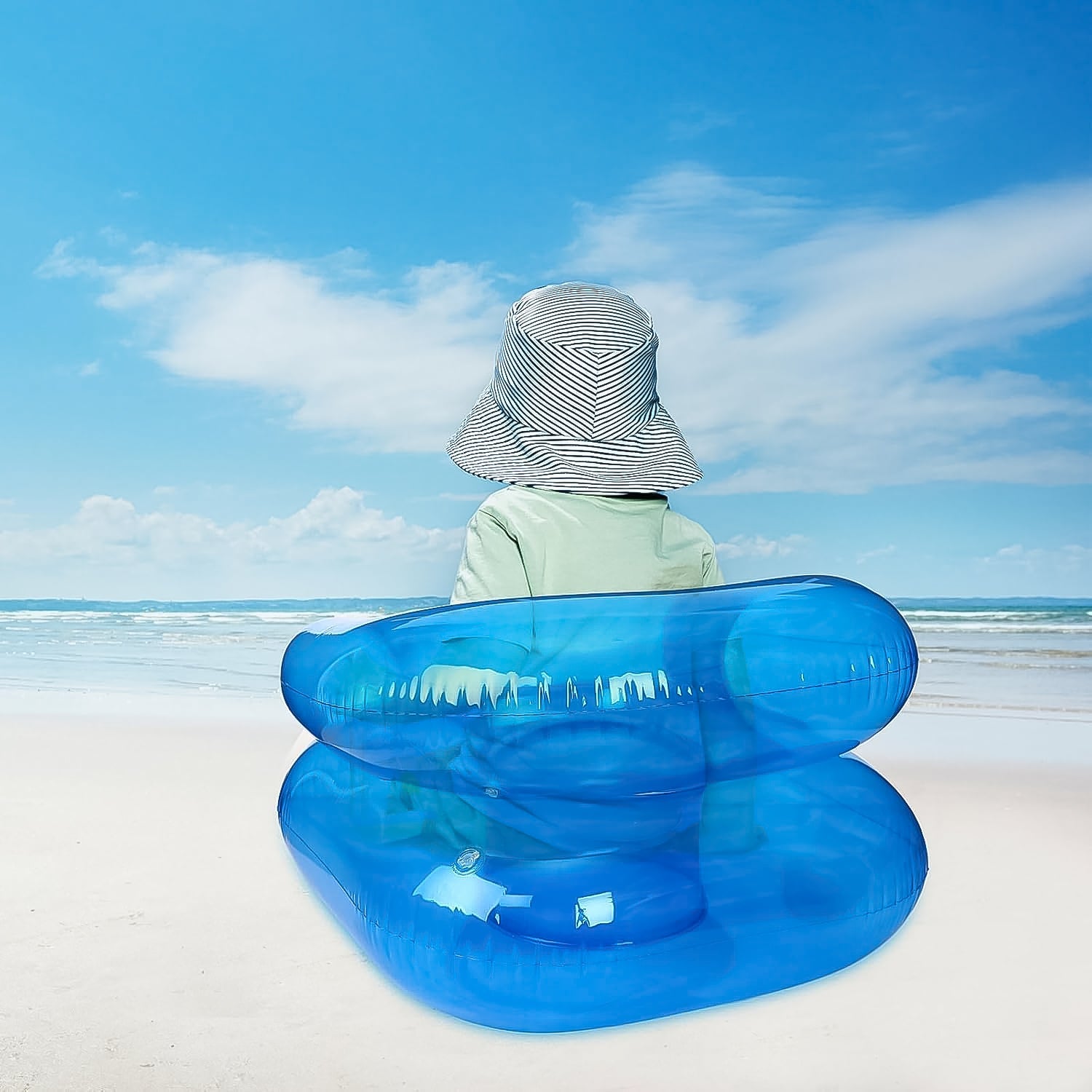 Inflatable Kids Sofa Chair Portable & Durable Seating | Trekola - Detail View 6