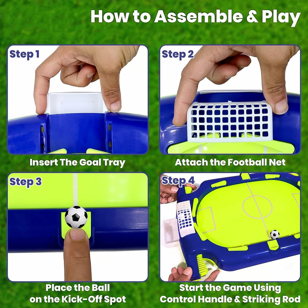 ALVENZA Tabletop Football Flickers Game – Interactive Indoor Soccer Fun