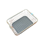 ALVENZA Stainless Steel Dish Drainer – Drip Tray & Utensil Holder | Quickslice