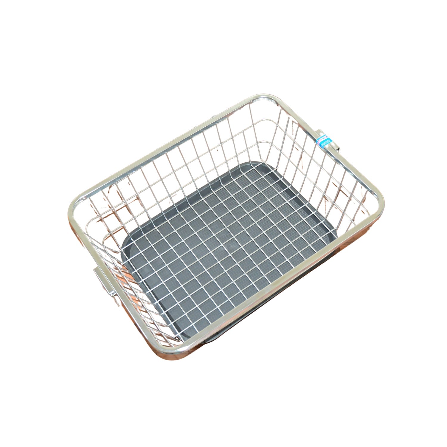 ALVENZA Stainless Steel Dish Drainer – Drip Tray & Utensil Holder | Quickslice