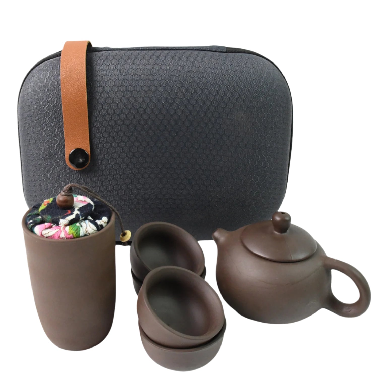 Portable Kung Fu Tea Set Complete 6-Piece Travel Kit for Tea Lovers