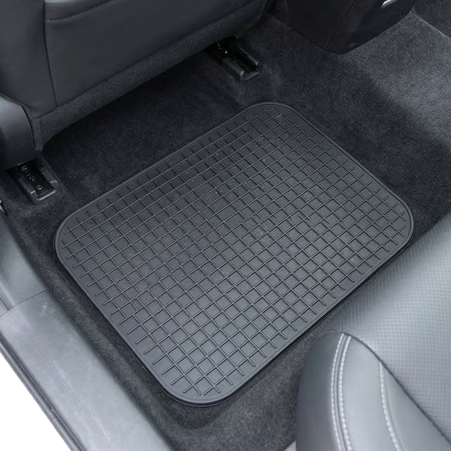 ALVENZA Universal Heavy Duty Car Floor Mat Set – All-Weather Vehicle Protection