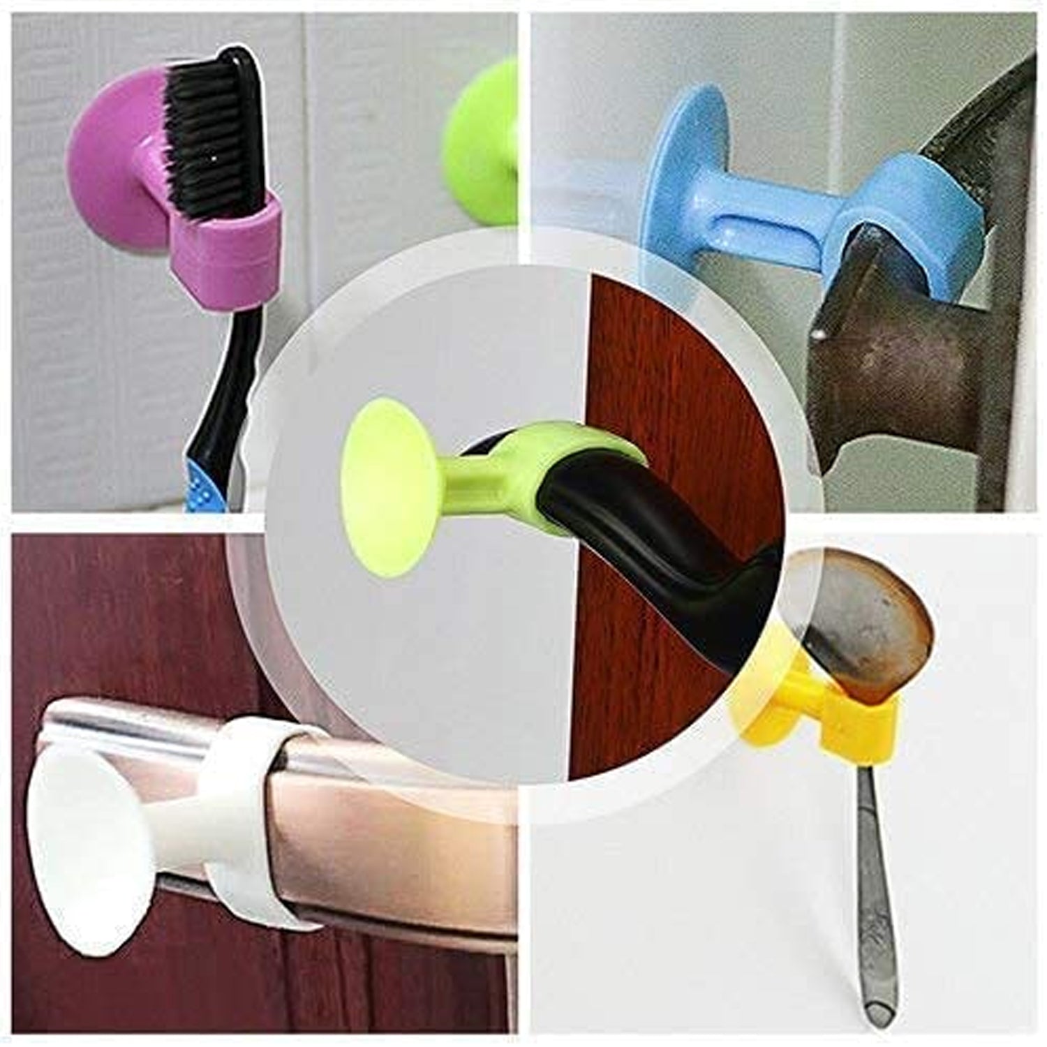 Silicone Door Stopper Suction Wall Protector 2-Pack | Safelix - Detail View 6