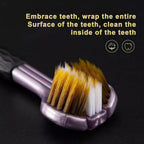 3-Sided Toothbrush Soft Bristle Set for Complete Oral Care | BrushedUp - Detail View 7