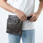 ALVENZA Quilted Crossbody Sling Bag – Stylish Adjustable Strap for Men & Women