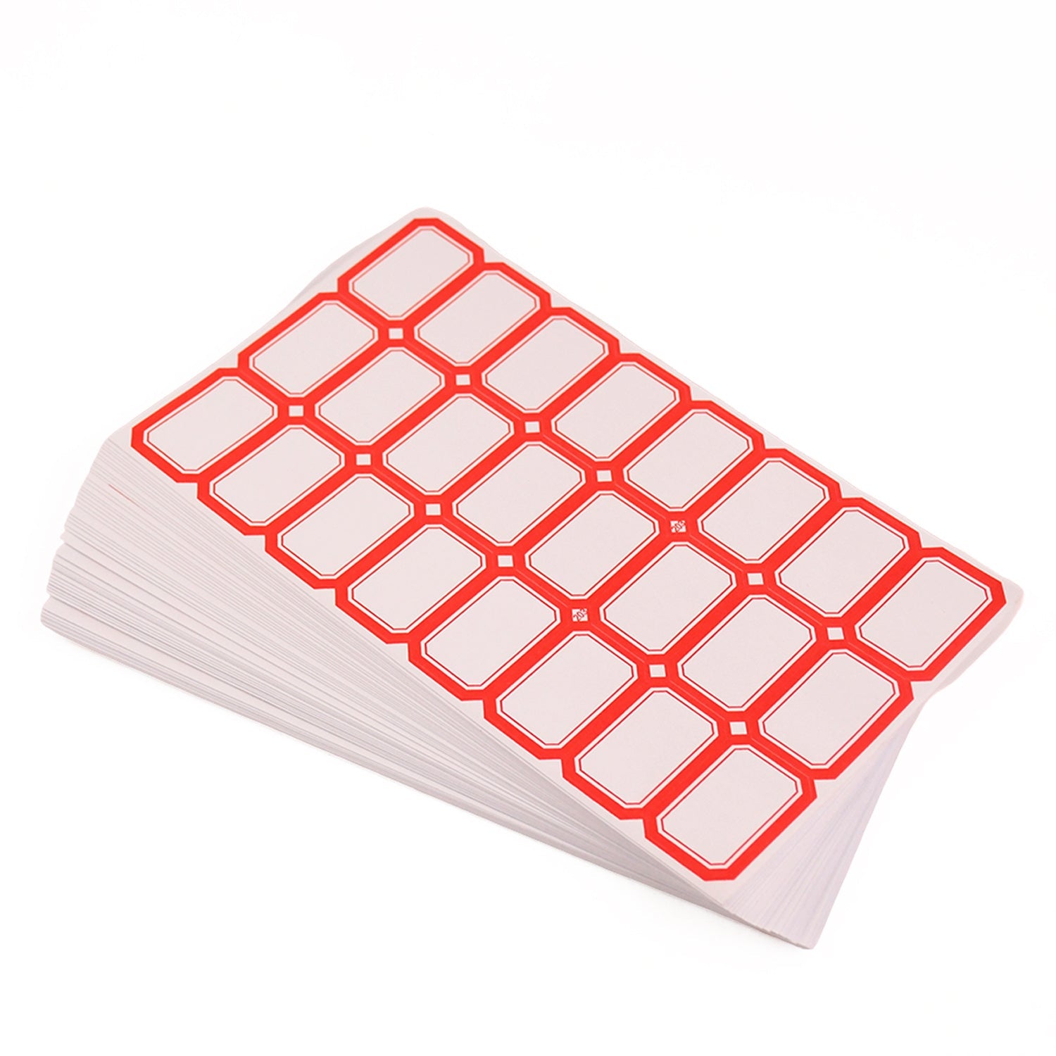 Writable Label Stickers Easy to Use with Red Border for Clarity - Detail View 5