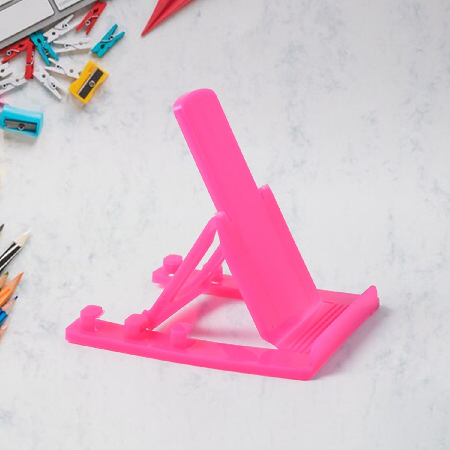 ALVENZA Adjustable Foldable Mobile Phone Stand – Compact & Portable Holder