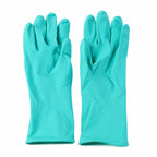Large Victor Green Rubber Gloves Reusable & Waterproof for Kitchen - Detail View 5