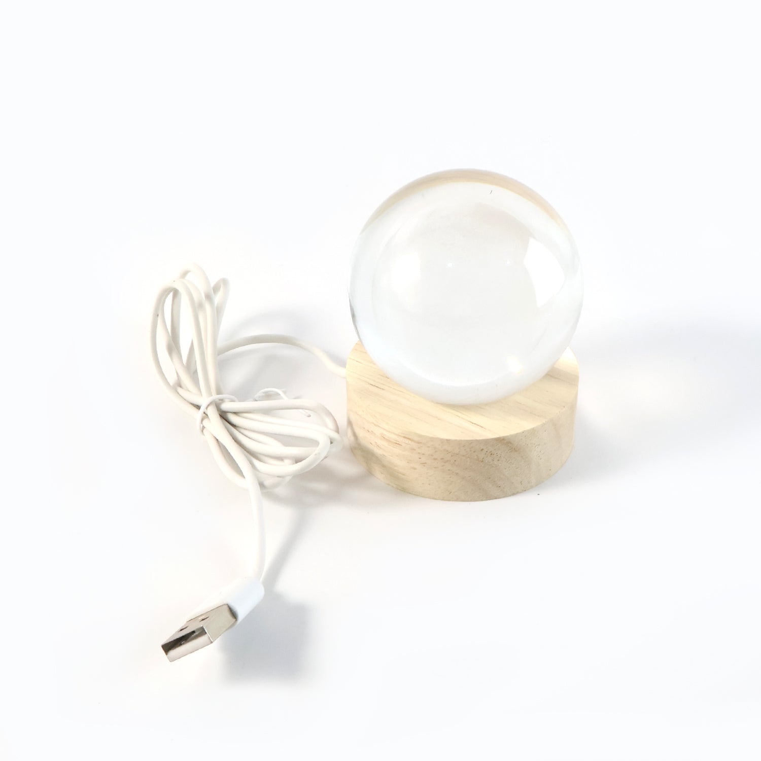 3D Crystal Ball Lamp Enchanting Night Light | Styleva - Detail View 5