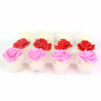 ALVENZA Rose Shaped Flameless LED Candles – Elegant Romantic Decor Set