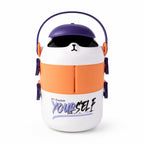 Kids Double Layer Lunch Box The Perfect Food Storage Solution - Back View