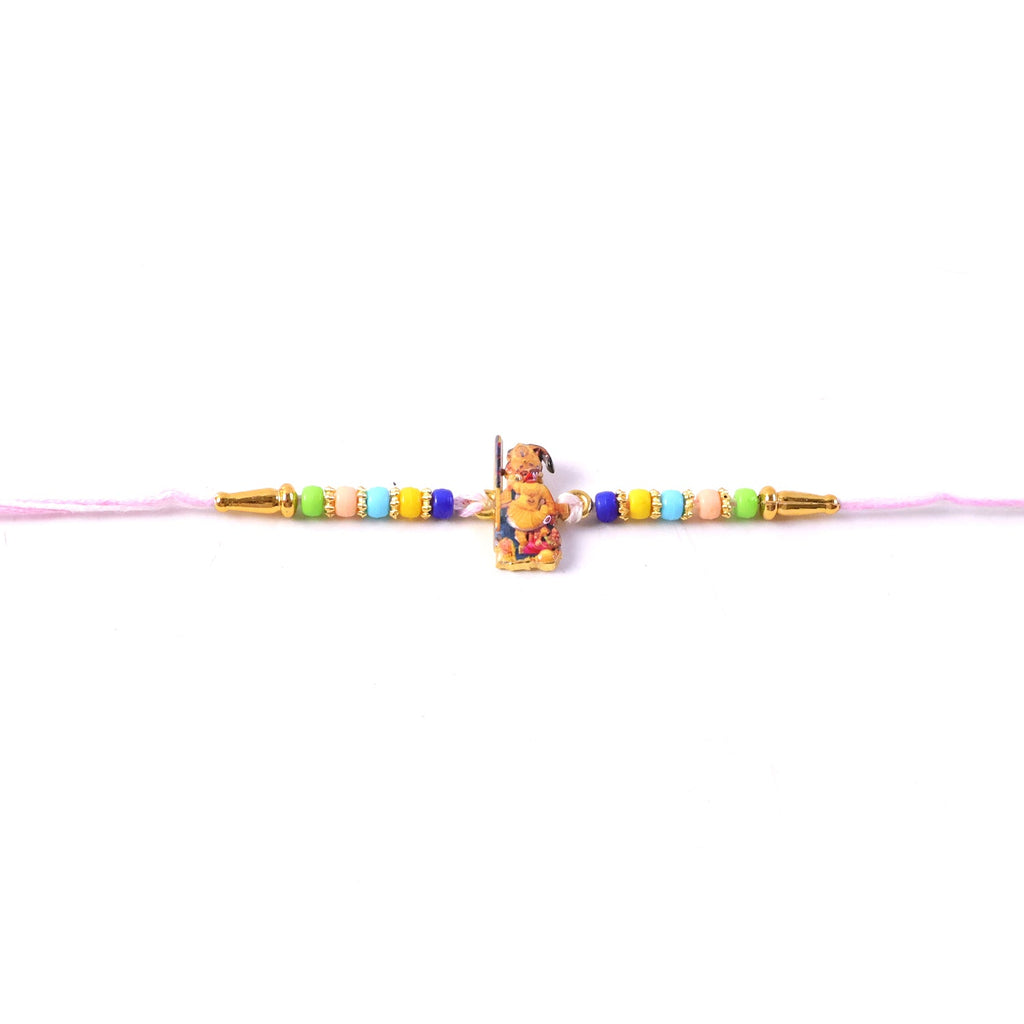 ALVENZA Hanuman Ji Beads Thread Rakhi – Traditional Protector for Brother