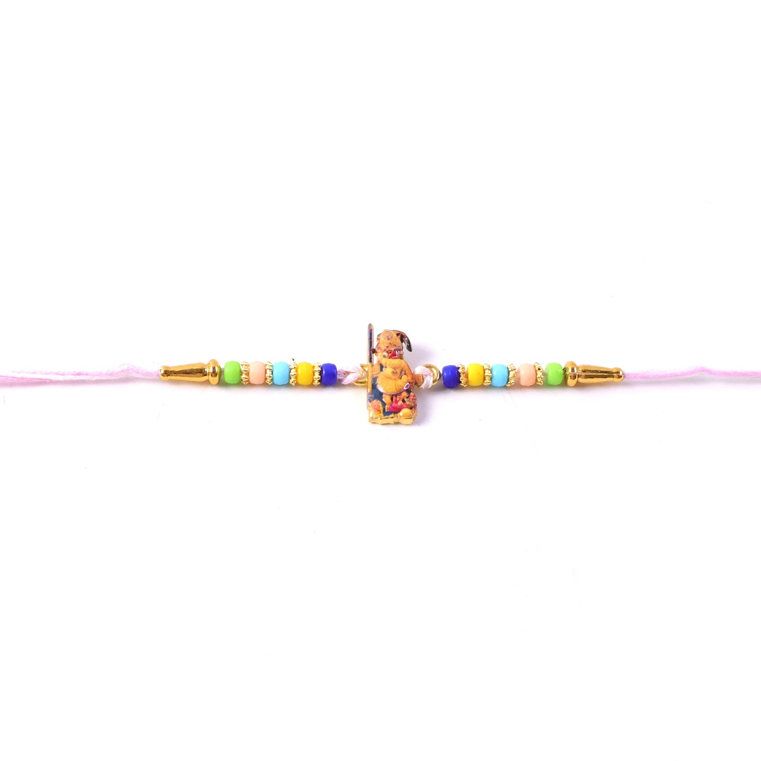 ALVENZA Hanuman Ji Beads Thread Rakhi – Traditional Protector for Brother