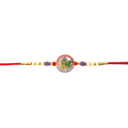 ALVENZA Radha Krishna Beads Rakhi – Colorful & Handcrafted for Raksha Bandhan