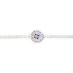 ALVENZA Classic Crystal Rakhi for Brother - Elegant & Traditional