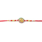 ALVENZA Designer Rakhi – Exquisite Stone Work & Vibrant Red Thread