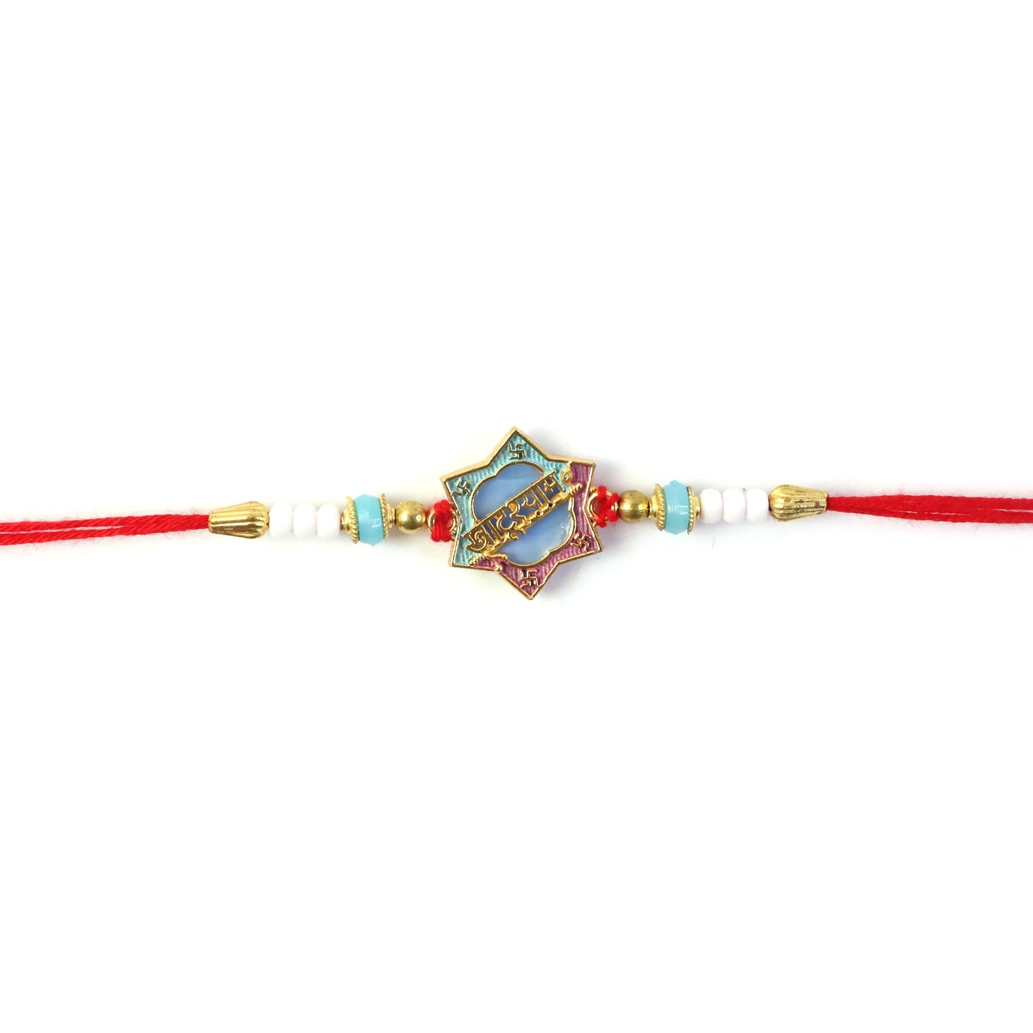 ALVENZA Khatu Shyam Rakhi – Colorful Beads for Raksha Bandhan Celebration