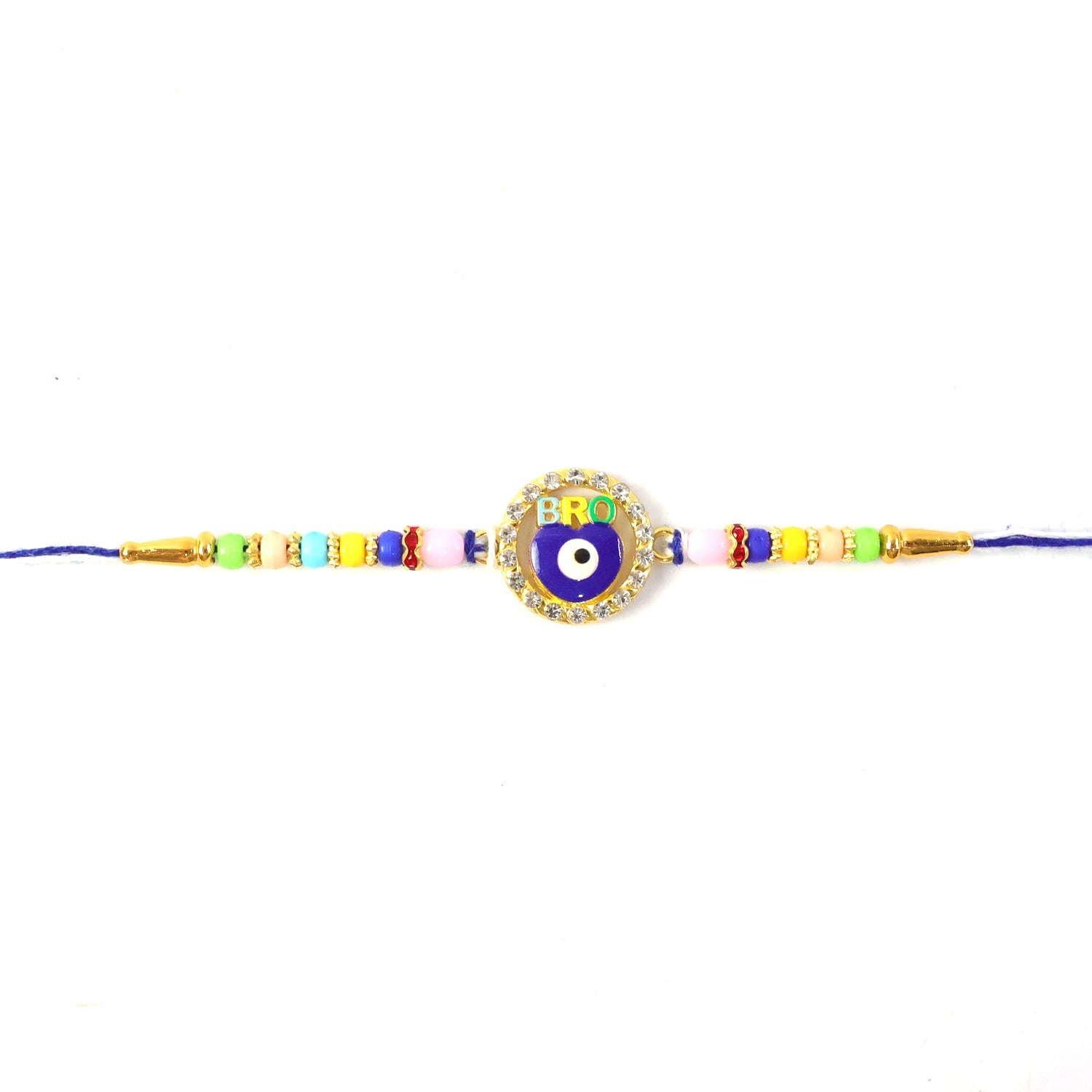 ALVENZA Bro Evil Eye Charm Rakhi - Unique Protective Design for Bhai