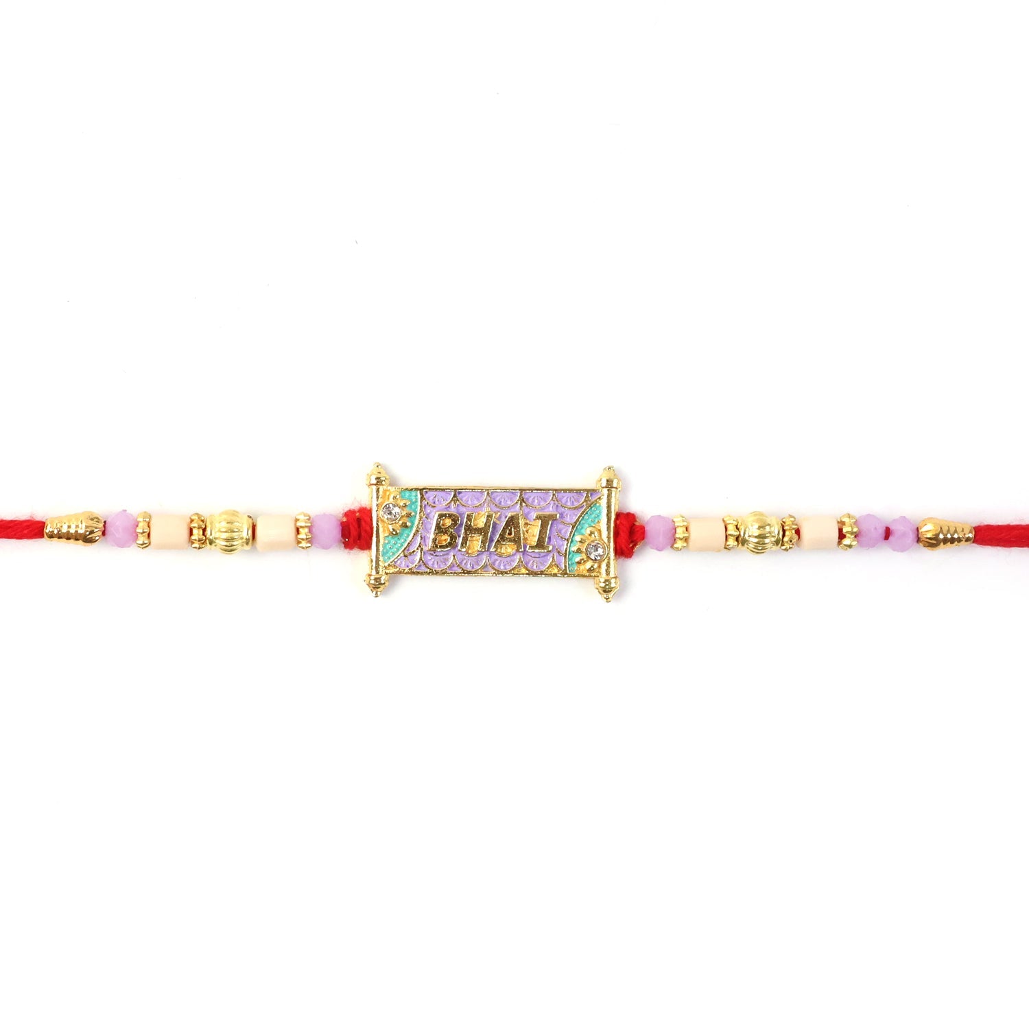 ALVENZA Colorful Beads Rakhi – Soft Thread & Stylish Appeal for Rakha
