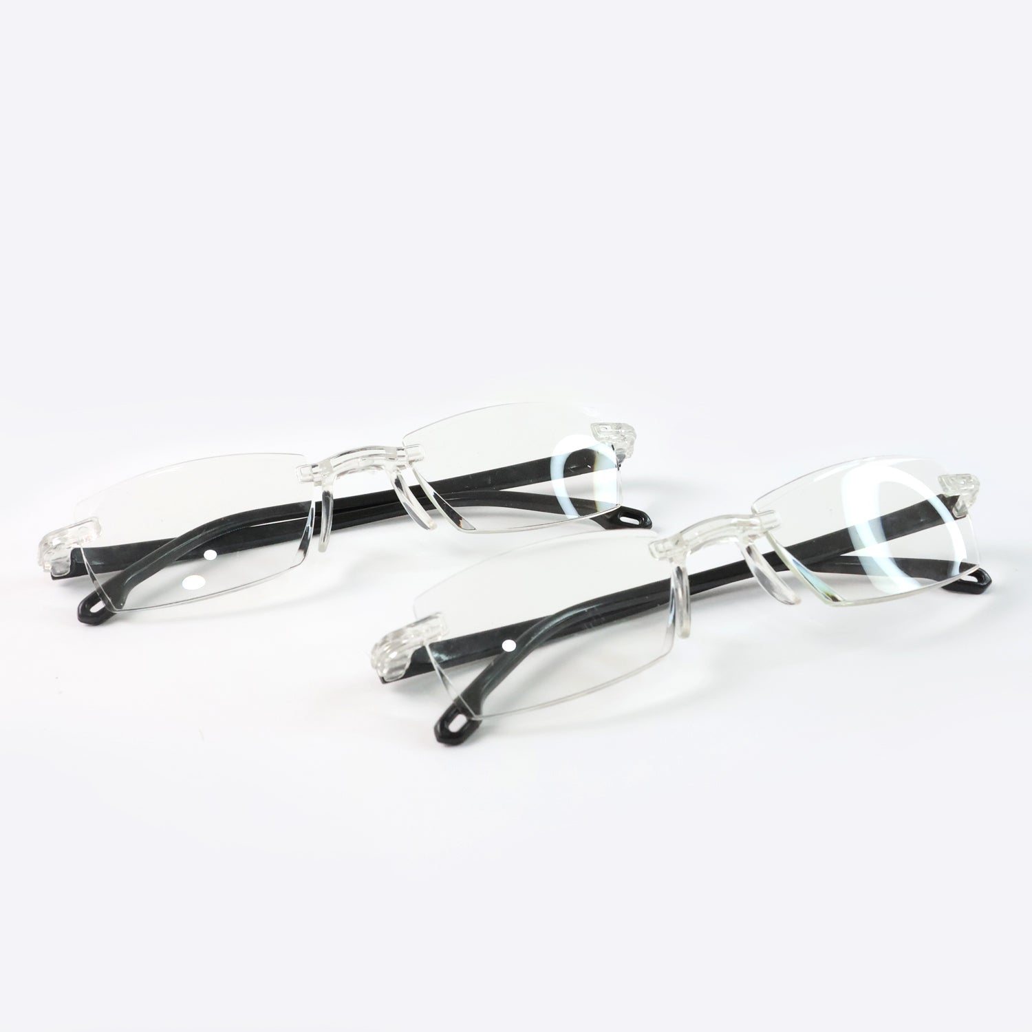 Rimless Reading Glasses – Lightweight Pack of 2 Comfort Readers