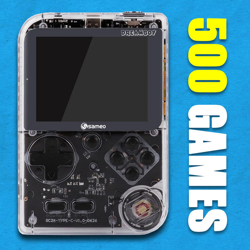 ALVENZA Retro Handheld Game Console – 500 Classic Games & TV Output