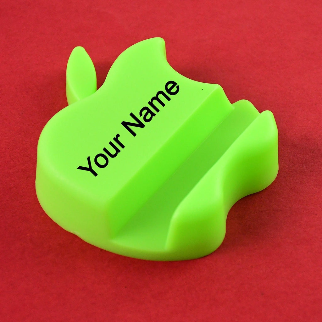 ALVENZA Apple Shape Mobile Phone Holder – Compact Plastic Stand