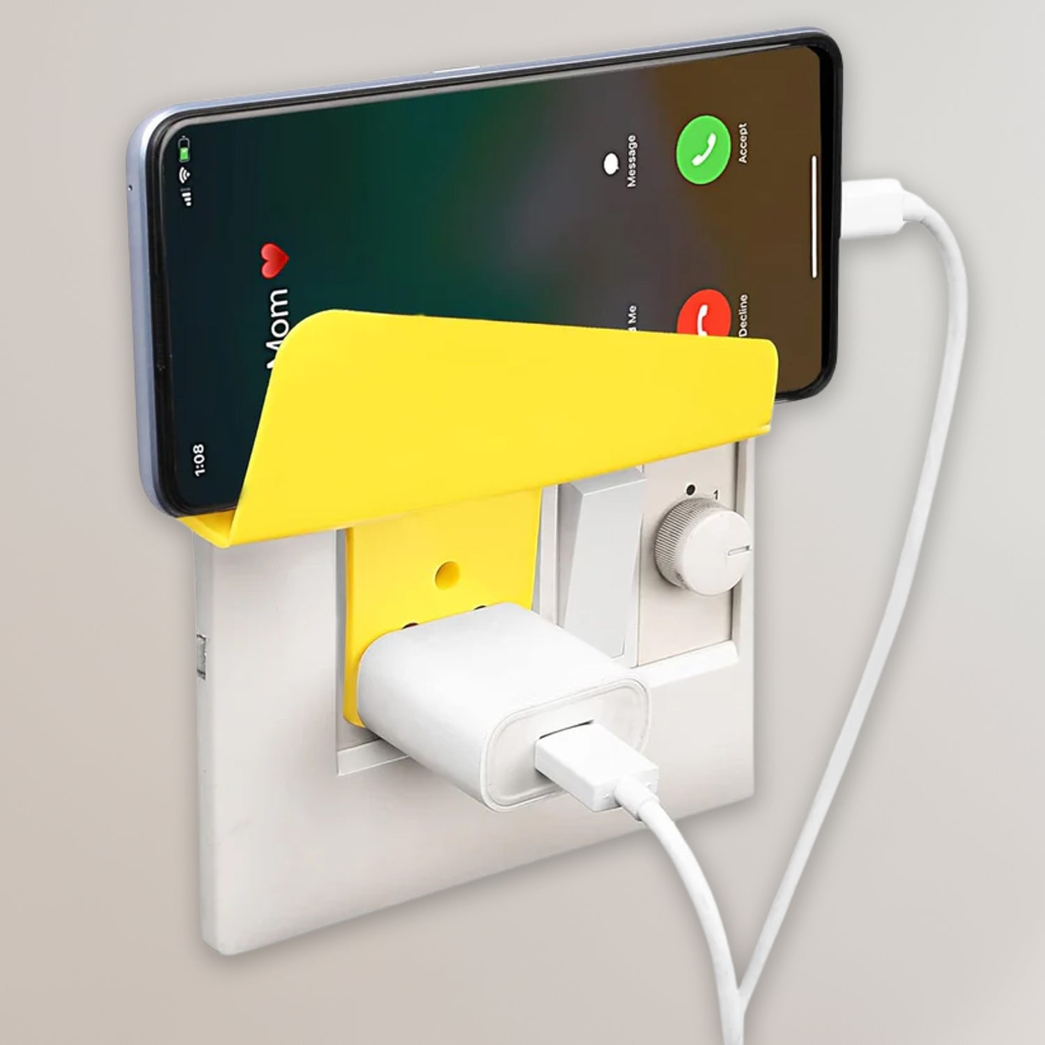 ALVENZA Mobile Phone Charging Stand – Secure Plastic Holder (2 Pc)