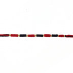 Handmade Rakhi Traditional Beaded Thread with Golden Accents - Back View