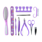 Manicure & Pedicure Nail Care Tool Set – Complete 10-Piece Grooming Kit