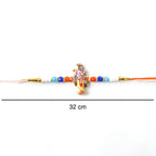 ALVENZA Shop Spiritual Rakhi with Lord Krishna Idol