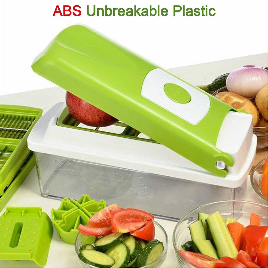 ALVENZA Manual Vegetable Slicer – 13-in-1 Multi-Cutter | Quickslice