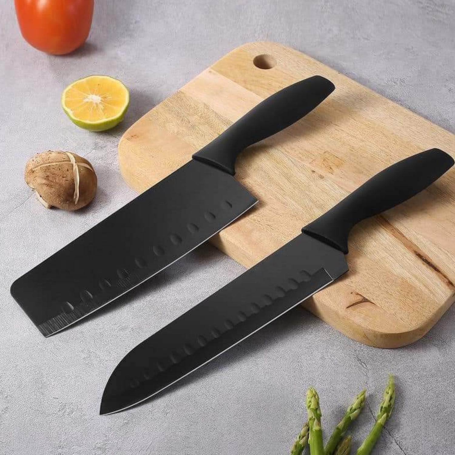 ALVENZA Stainless Steel Kitchen Knife Set – 5-Piece Professional | DeoDap