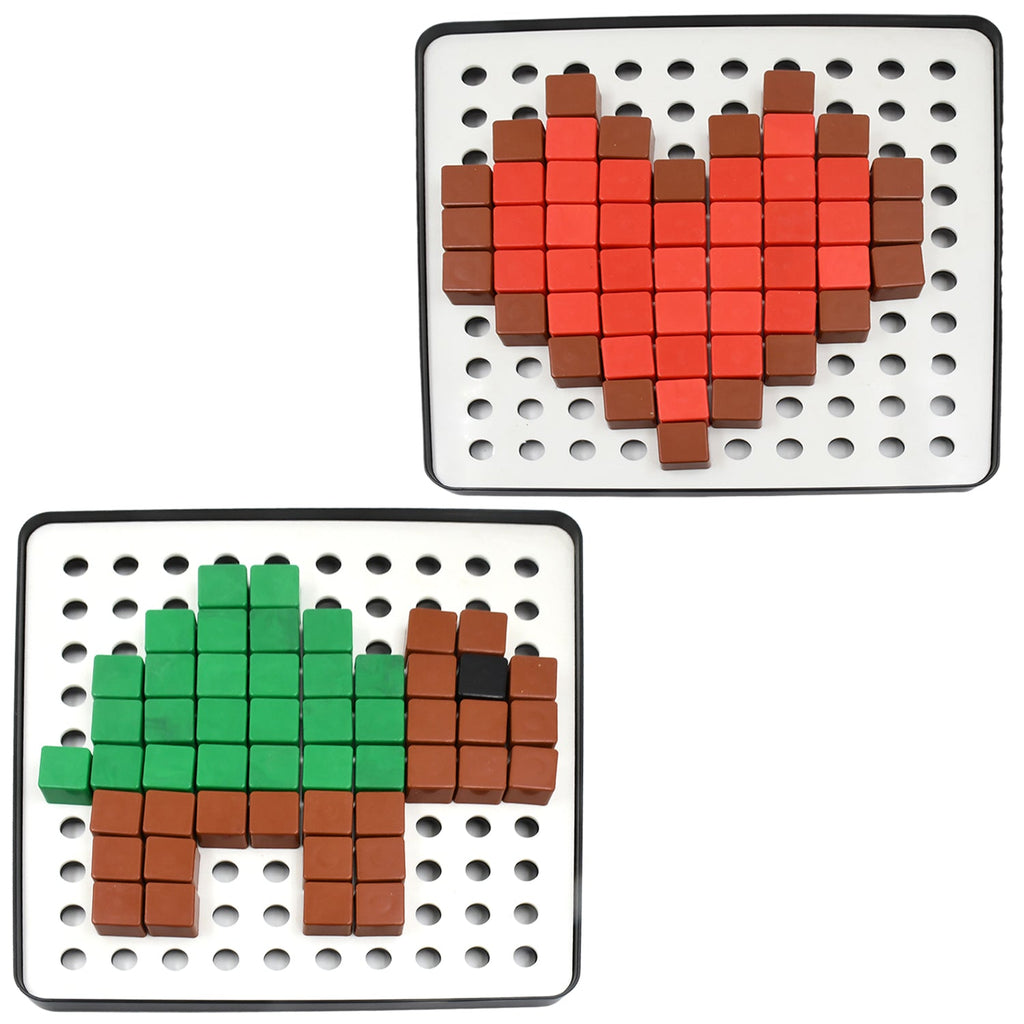 ALVENZA Pixel Cubes Toy – Educational Math & Brain Game for Kids | Dollura