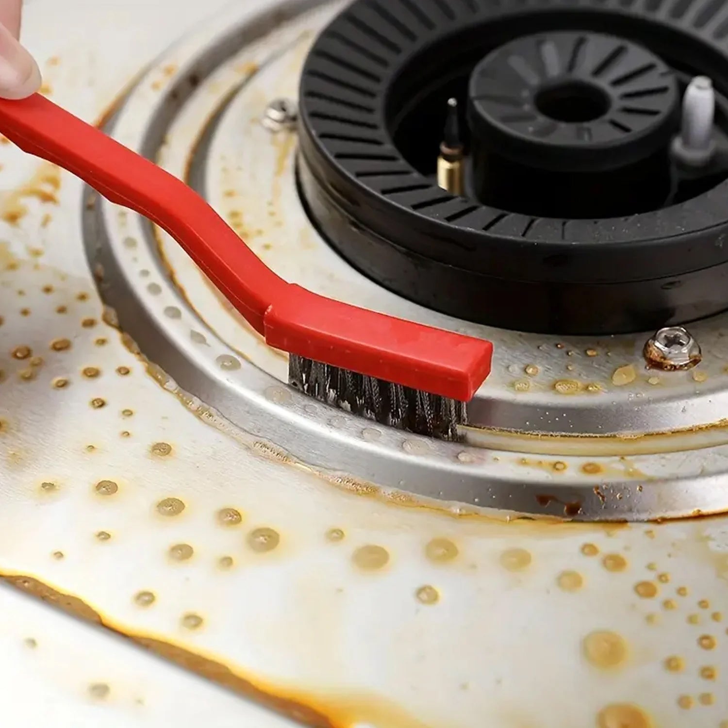 Mini Stainless Steel Wire Brush Rust Removal & Detail Cleaning | SparkleTidy - Detail View 6