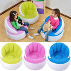Kids Inflatable Sofa Chair With Foot Pump & Backrest | Play & Move - Detail View 7