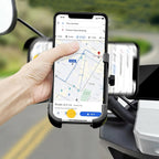 ALVENZA Bike Mobile Holder – 360° Metal Mount for Scooty | VelvaBloom