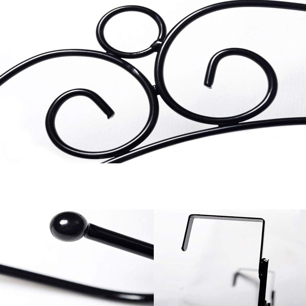 ALVENZA Over Door Hanger Rack – 7 Hooks Metal Organizer | Indo Glow