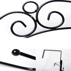 ALVENZA Over Door Hanger Rack – 7 Hooks Metal Organizer | Indo Glow