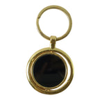 ALVENZA Gold Plated Keychain – Elegant Rotating Pendant for Keys & Bags